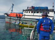 Dirpolairud Polda NTB Perintahkan Kapal Polisi XXI-2012 Laksanakan SAR dan Pengamanan Kapal Kandas di Perairan Gili Lawang