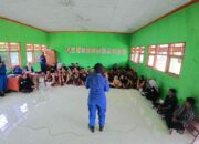 Kasat Polairud Polres Sumbawa Laksanakan Sosialisasi Konservasi kepada anak Sekolah SDN Prajak