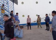 Polsek Kawasan Pelabuhan Laut Bima Laksanakan Pengamanan KM Lawit Saat Embarkasi dan Debarkasi Penumpang