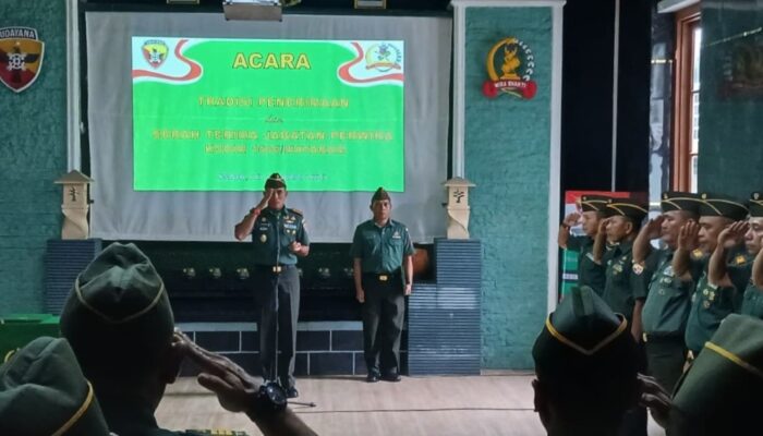 Sertijab Perwira Kodim 1606 Teguhkan Profesionalisme Prajurit