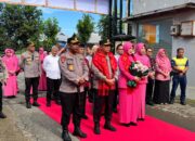 Kunjungan Kapolda NTB di Wilayah Hukum Polres Sumbawa Barat Laksanakan Bansos dan Berikan Motivasi Anggota
