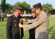 Polres Bima Kota Laksanakan Upacara Penganugerahan Tanda Kehormatan Satyalencana Pengabdian
