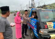 POLSEK MANGGELEWA DAN BHAYANGKARI BERBAGI TAKJIL, TEBARKAN BERKAH RAMADHAN 1447 H