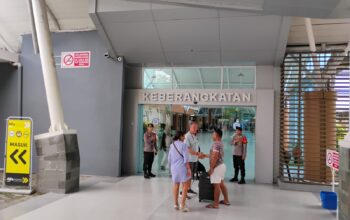 Polres Lombok Tengah Perketat Pengamanan di Bandara BIZAM Jelang Libur Lebaran