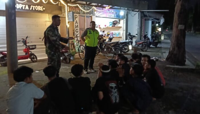 Babinsa dan Bhabinkamtibmas Rangkul Pemuda Jempong Baru