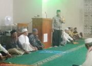 Kanit Binmas Polsek Madapangga Hadiri Safari Ramadhan Bersama Forkopimcam Madapangga di Masjid Al-Mutakim