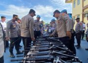 Pastikan Penggunaan Sesuai Prosedur, Kapolres Bima Kota Cek Senpi Personel