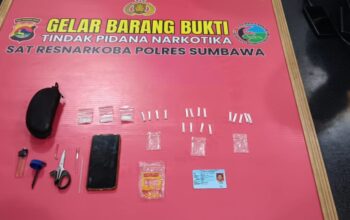 Kerap Edarkan Sabu, Seorang Pria di Lunyuk Diringkus Sat Resnarkoba Polres Sumbawa
