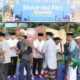 Polres Bima Kabupaten Menggelar Sholat Idhul Fitri Bersama Masyarakat di Lapangan Apel Mapolres Bima