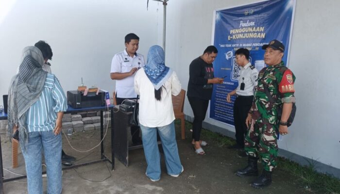 Pengamanan Lapas Kuripan, Silaturahmi Lebaran Tetap Aman