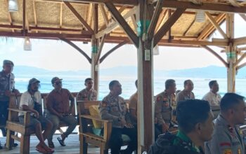 Zoom Meeting Pengamanan Wisata dan Operasi Ketupat, Polres Dompu Pastikan Situasi Kondusif