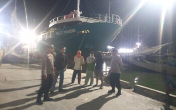 Polsek Kawasan Pelabuhan Laut Bima Intensifkan Patroli Rutin, Sasar Aktivitas di Area Bongkar Muat