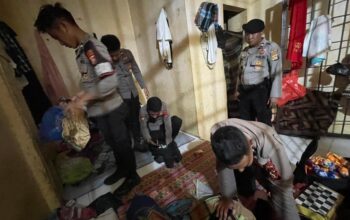 Sat Tahti Polres Bima Kota Laksanakan Pengawasan dan Penggeledahan Tahanan, Antisipasi Barang Terlarang