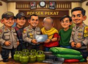 Polsek Pekat Ungkap Kasus Pencurian di Nangakara, Pelaku Diamankan Beserta Barang Bukti