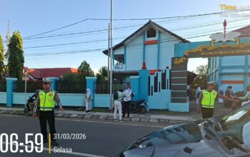 Strong Point, Sat Lantas Polres Bima Kota Hadirkan Rasa Aman bagi Pengguna Jalan