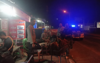 Cegah Kriminalitas, Polsek Plampang Dan Pospol Maronge Intensifkan Patroli Blue Light