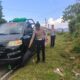 Unit Gakum Satlantas Polres Bima Kabupaten Laksanakan Olah TKP Lakalantas Tunggal di Desa Monggo