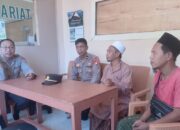 Sat Binmas Polres Lombok Barat Sambang Desa Lembar Selatan