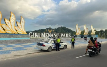 Satlantas Polres Lombok Barat Intensifkan Patroli Sore di Titik Keramaian Gerung Guna Cegah Balap Liar