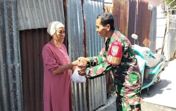 Kodim 1606/Mataram Salurkan Qurban Untuk Warga Membutuhkan