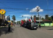 SAT LANTAS POLRES DOMPU AMANKAN AKSI HARI BURUH, ARUS LALU LINTAS TETAP LANCAR DAN KONDUSIF