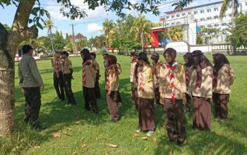 Mencetak Generasi Berintegritas, Polres Lombok Barat Gembleng Saka Bhayangkara di Gerung