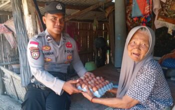 Polsek Sekotong Jalankan Program Nutrisi Mantap di Desa