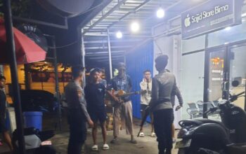 Patroli Dialogis Sat Samapta Polres Bima Kota, Personel Himbau Pengamen Jaga Kamtibmas