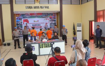 Perangi Narkoba, Polres Lombok Utara Musnahkan Barang Bukti Shabu dan Putus Jaringan Lintas Kabupaten