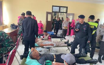 Sambut Hari Bhayangkara ke-80, Sat Brimob Polda NTB Gelar Donor Darah di Kota Bima