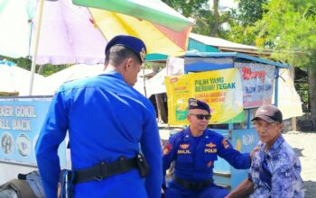 Polres Lombok Barat Gelar Patroli Dialogis di Pesisir dan Objek Wisata Pantai