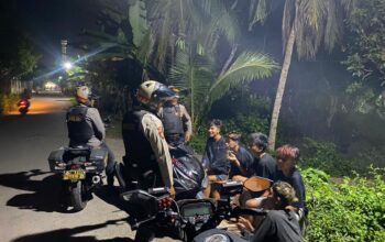 Antisipasi Kejahatan 3C, Polres Lombok Barat Intensifkan Patroli Malam