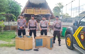 Respon Cepat Laporan Warga, Sat Samapta Polres Bima Kota Gerebek Arena Sabung Ayam